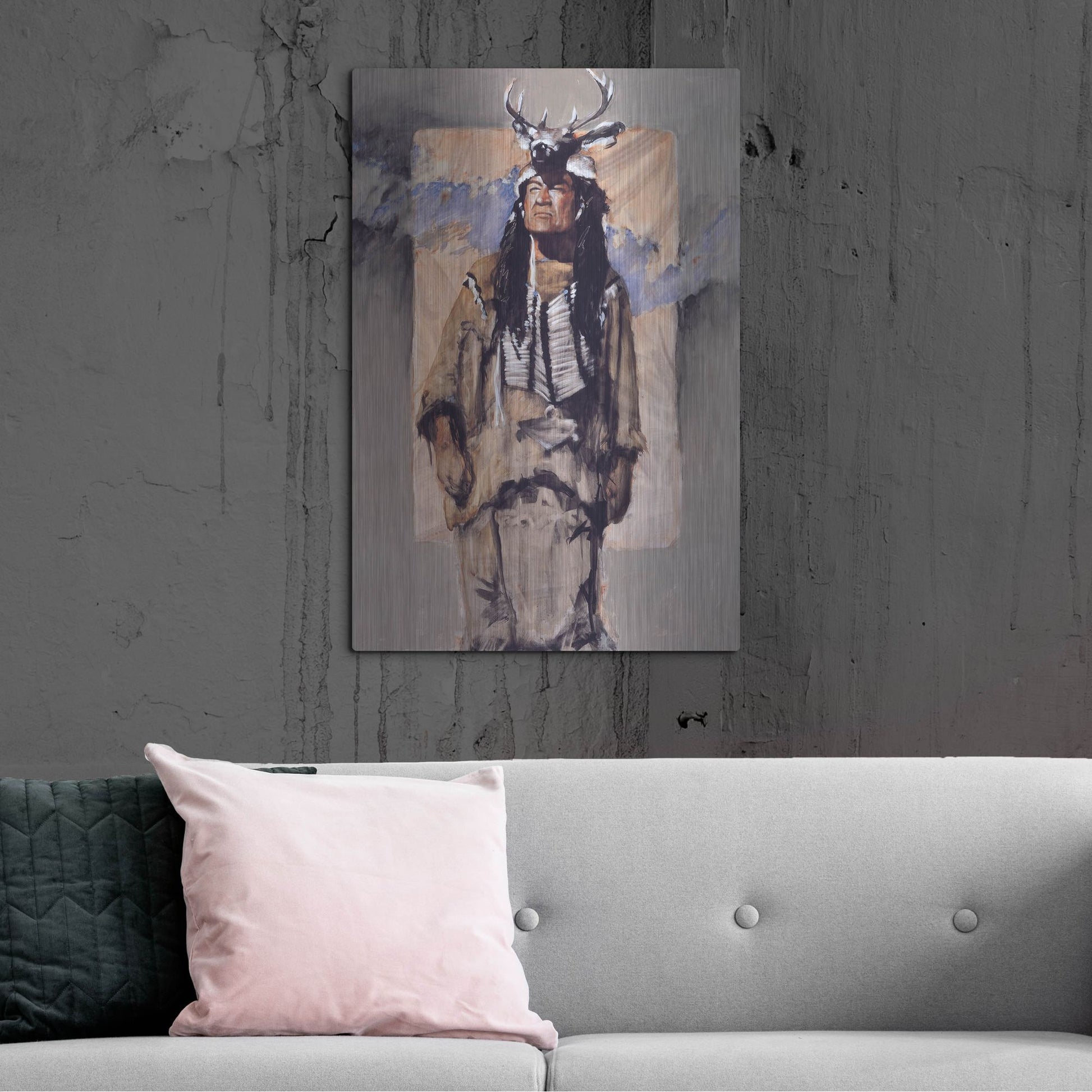 Luxe Metal Art 'Shared Vision' by J. E. Knauf, Metal Wall Art,24x36