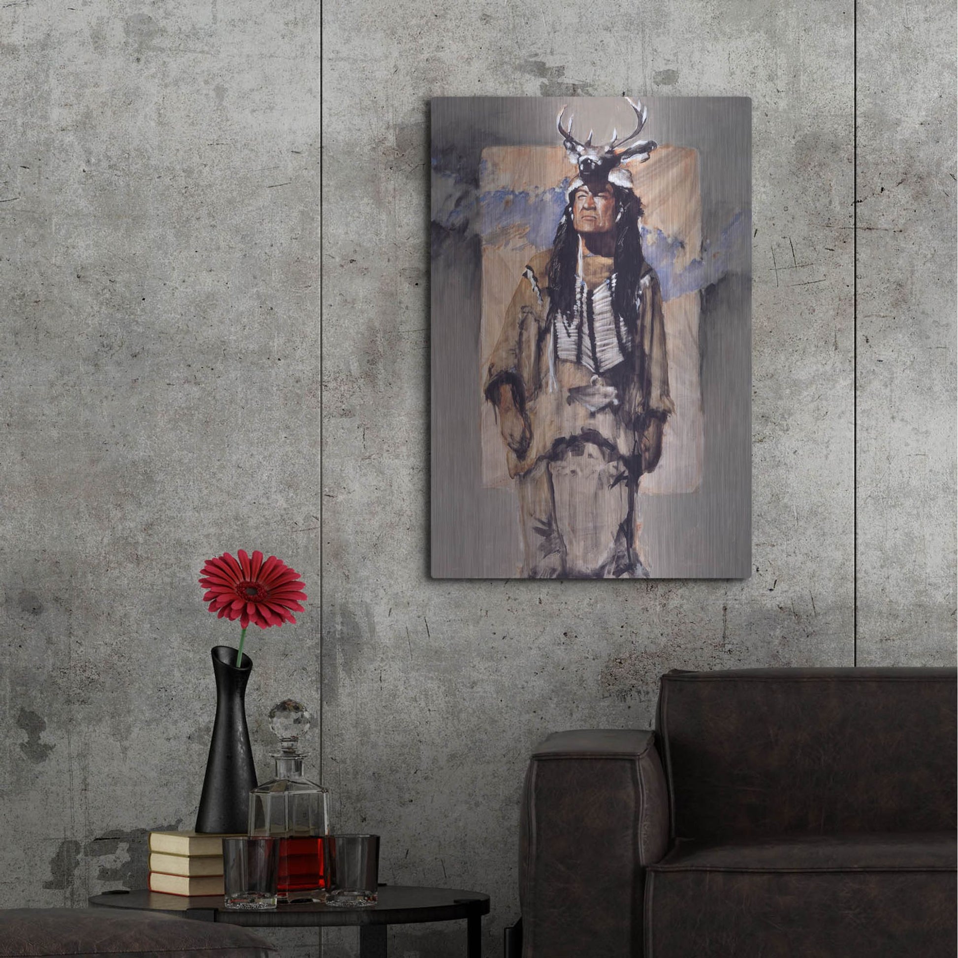 Luxe Metal Art 'Shared Vision' by J. E. Knauf, Metal Wall Art,24x36