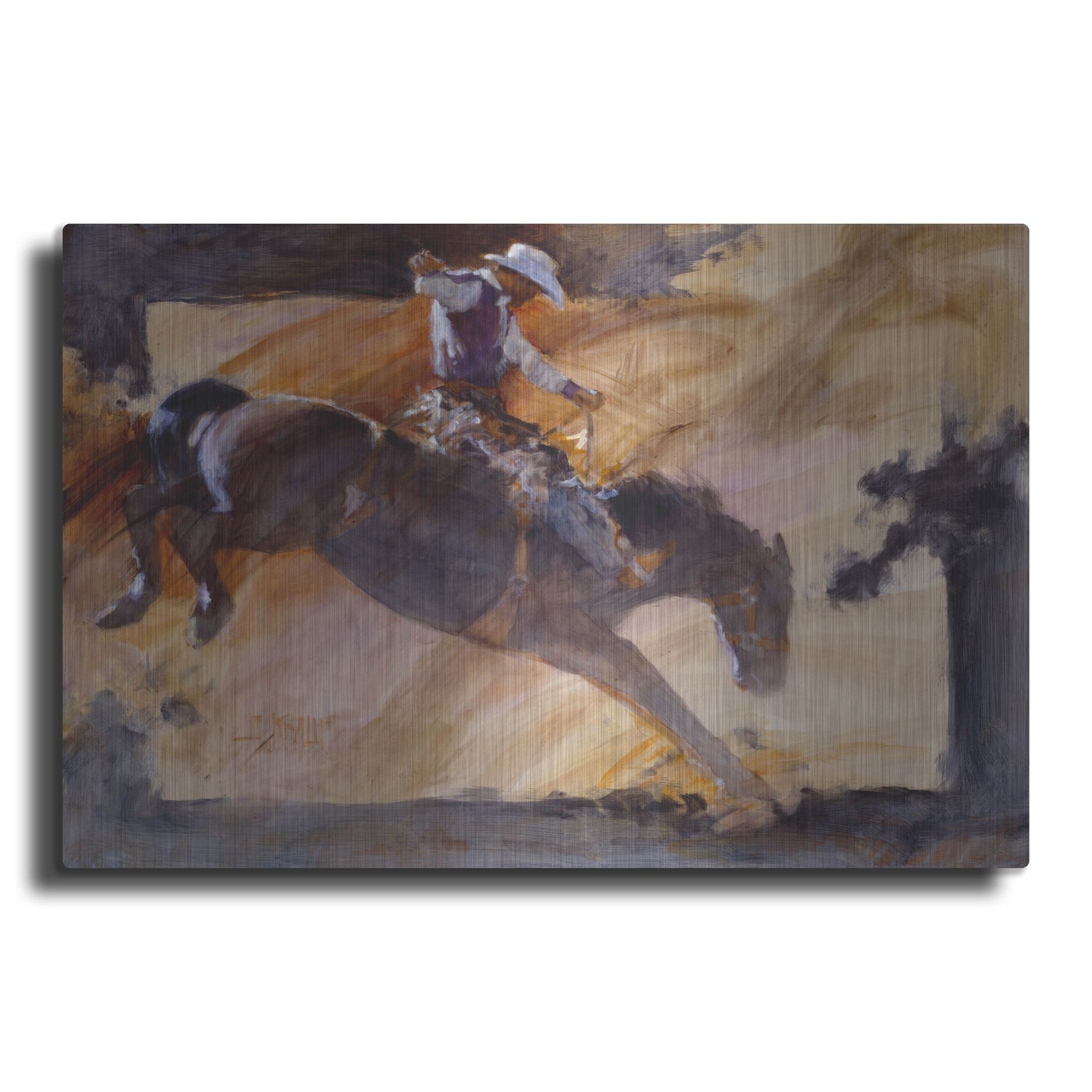 Luxe Metal Art 'Rusty' by J. E. Knauf, Metal Wall Art