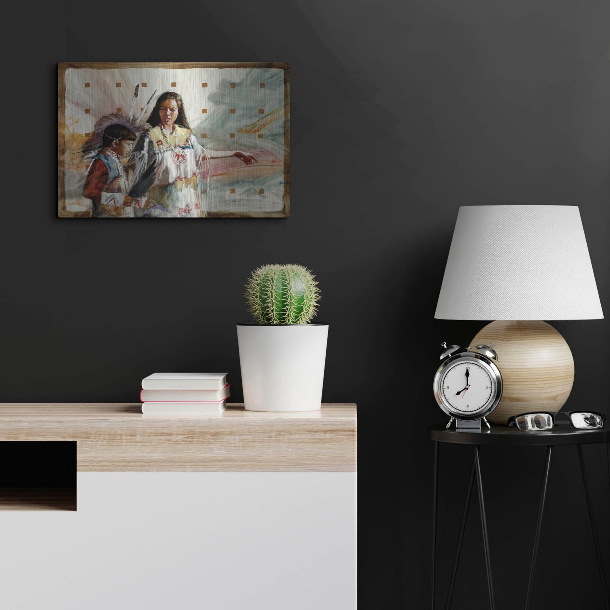 Luxe Metal Art 'Secrets' by J. E. Knauf, Metal Wall Art,24x16