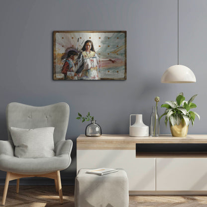 Luxe Metal Art 'Secrets' by J. E. Knauf, Metal Wall Art,24x16