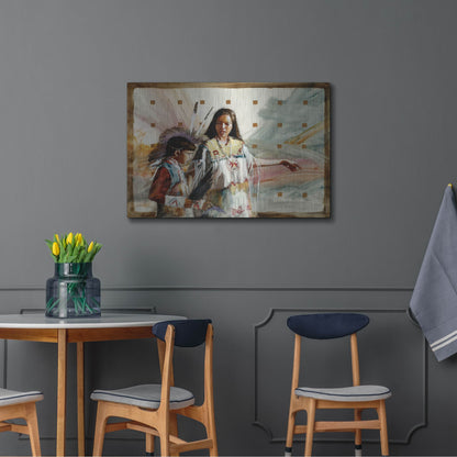 Luxe Metal Art 'Secrets' by J. E. Knauf, Metal Wall Art,36x24