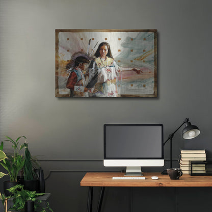 Luxe Metal Art 'Secrets' by J. E. Knauf, Metal Wall Art,36x24
