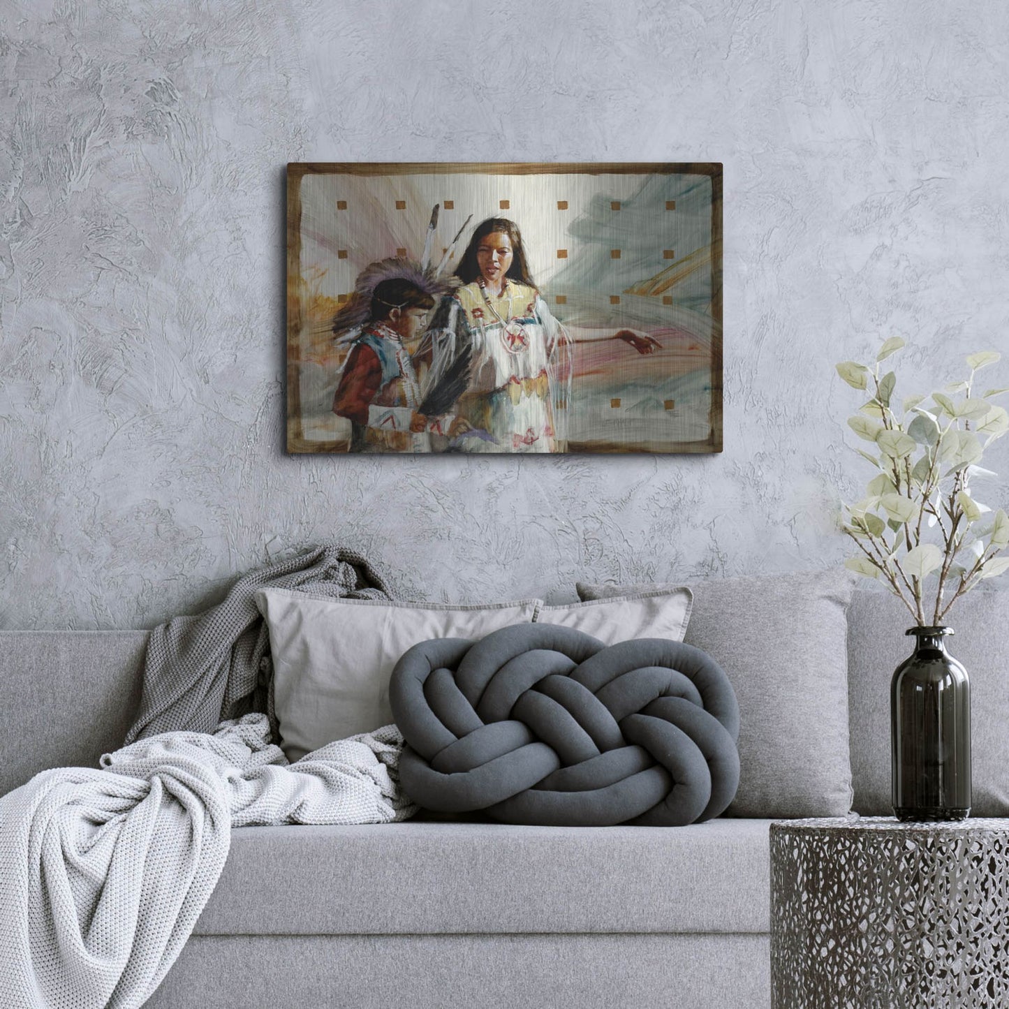 Luxe Metal Art 'Secrets' by J. E. Knauf, Metal Wall Art,36x24