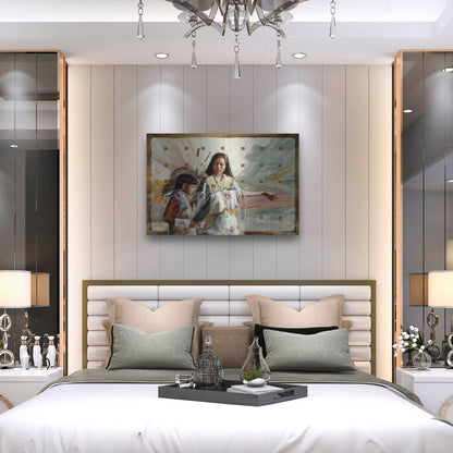 Luxe Metal Art 'Secrets' by J. E. Knauf, Metal Wall Art,36x24