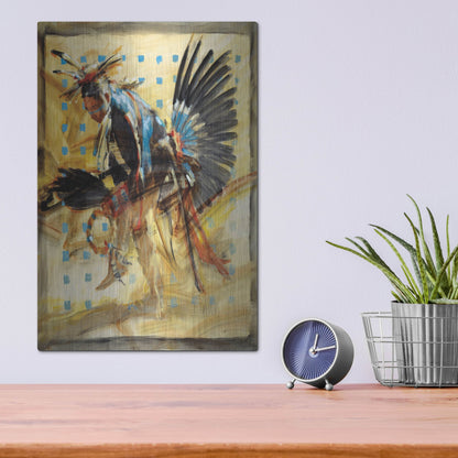 Luxe Metal Art 'Shift' by J. E. Knauf, Metal Wall Art,12x16