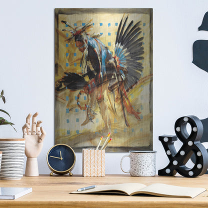 Luxe Metal Art 'Shift' by J. E. Knauf, Metal Wall Art,12x16