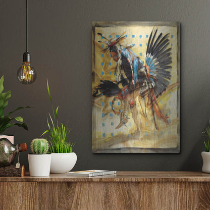 Luxe Metal Art 'Shift' by J. E. Knauf, Metal Wall Art,12x16