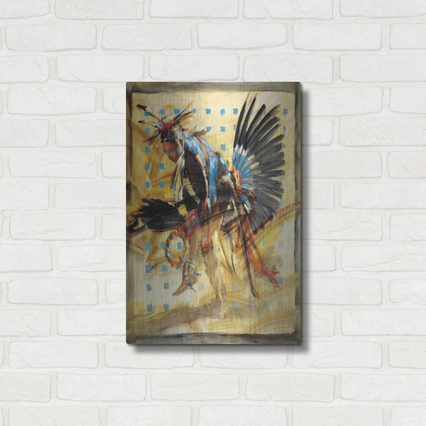 Luxe Metal Art 'Shift' by J. E. Knauf, Metal Wall Art,16x24