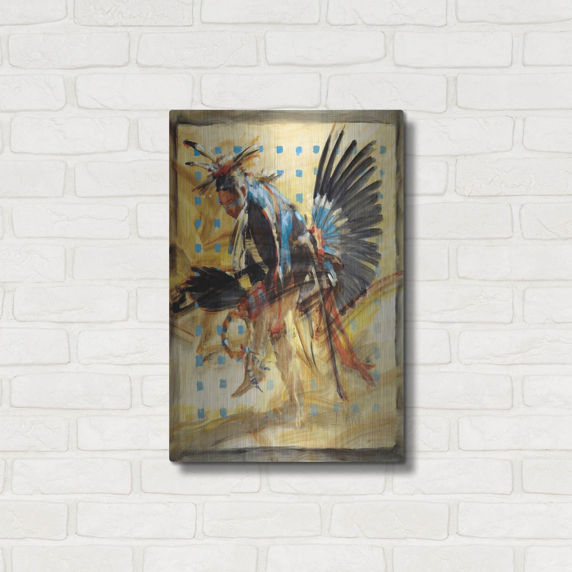 Luxe Metal Art 'Shift' by J. E. Knauf, Metal Wall Art,16x24