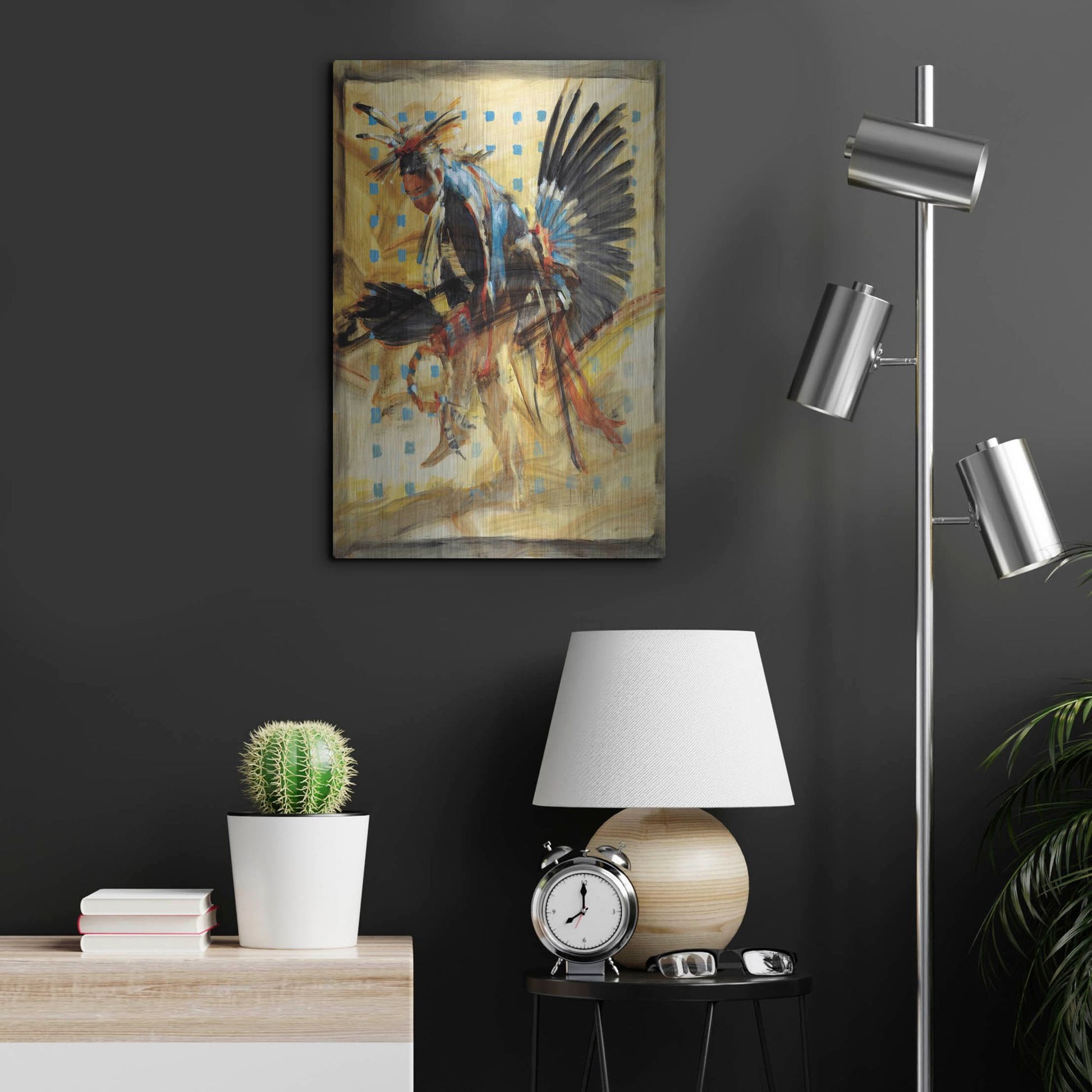 Luxe Metal Art 'Shift' by J. E. Knauf, Metal Wall Art,16x24