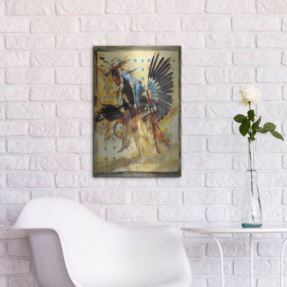 Luxe Metal Art 'Shift' by J. E. Knauf, Metal Wall Art,16x24