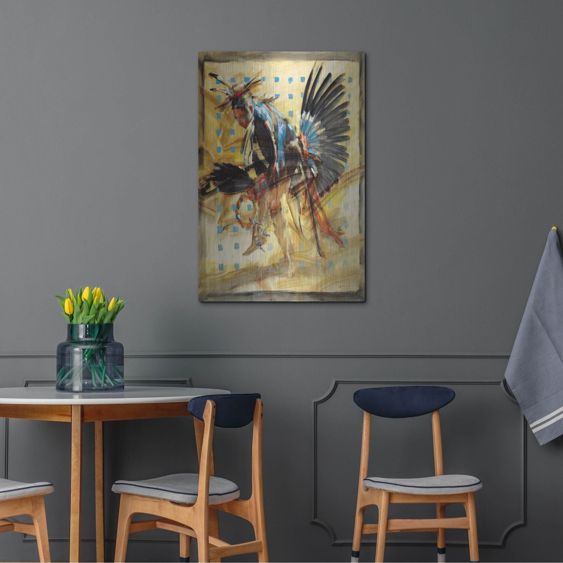 Luxe Metal Art 'Shift' by J. E. Knauf, Metal Wall Art,24x36