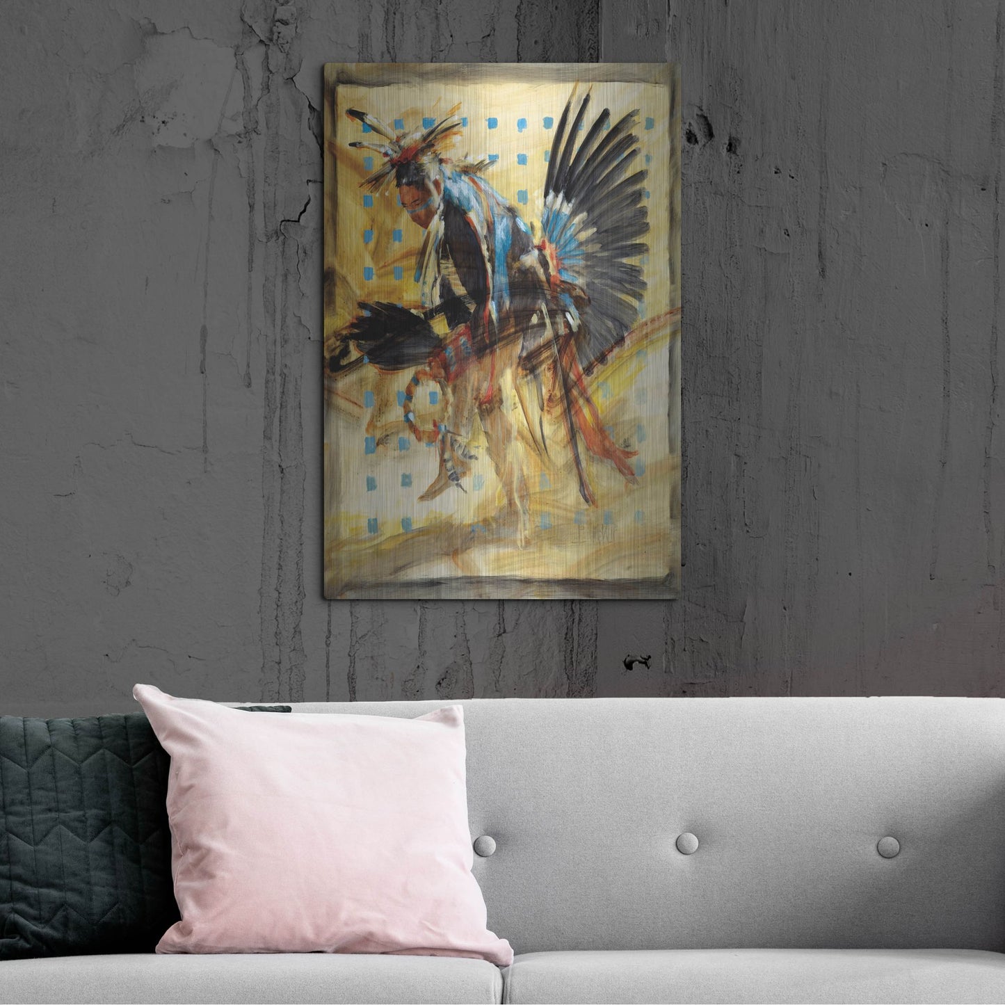 Luxe Metal Art 'Shift' by J. E. Knauf, Metal Wall Art,24x36