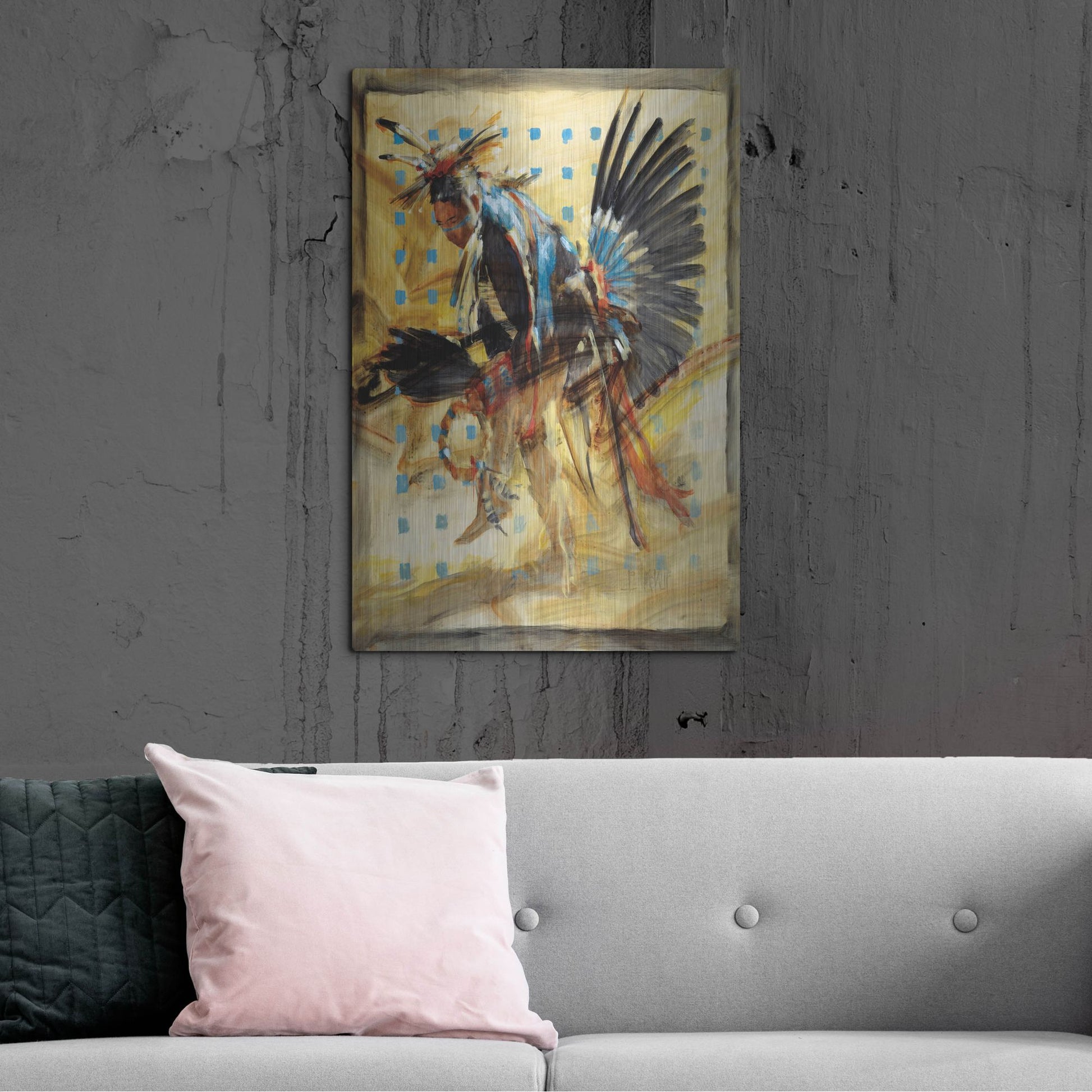 Luxe Metal Art 'Shift' by J. E. Knauf, Metal Wall Art,24x36