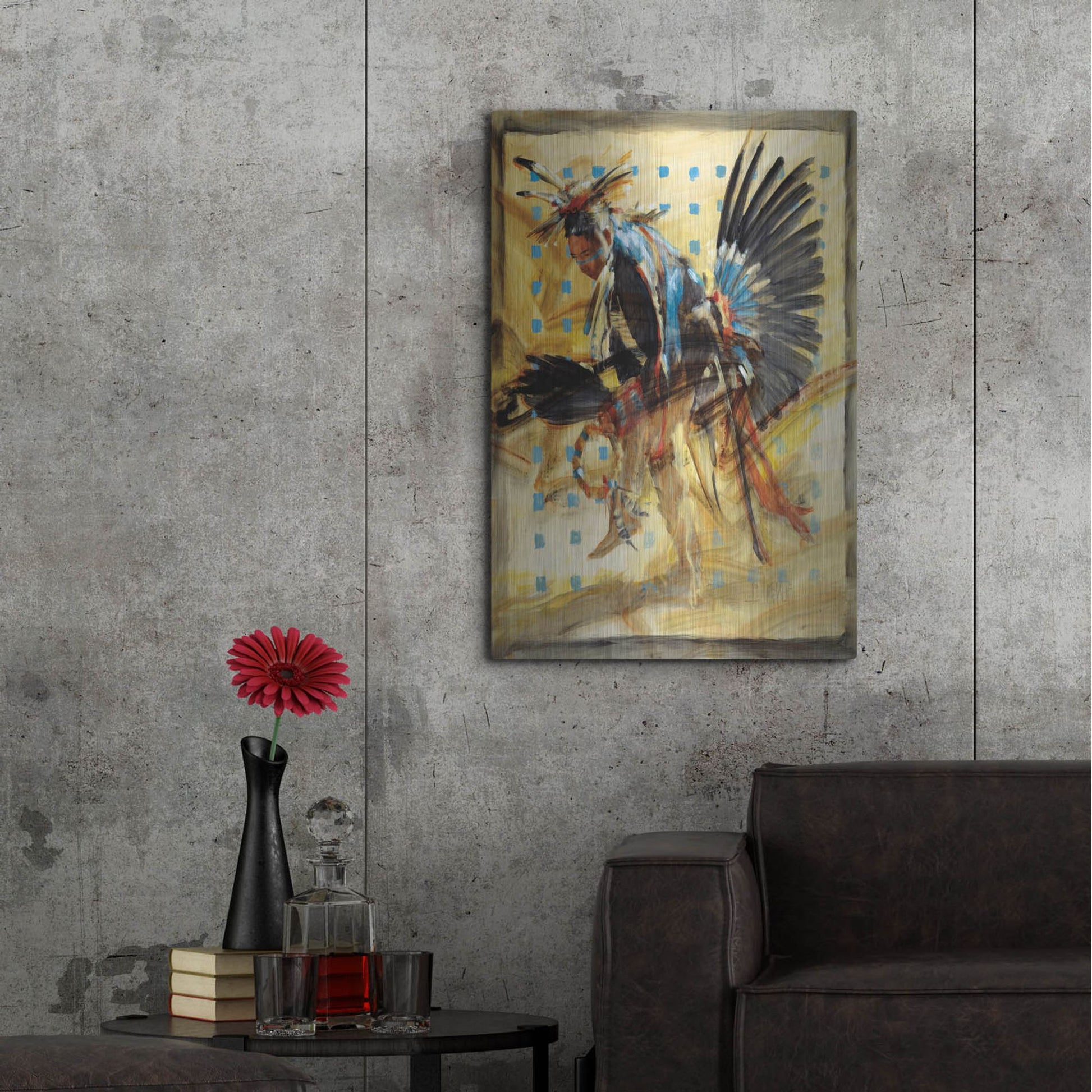 Luxe Metal Art 'Shift' by J. E. Knauf, Metal Wall Art,24x36