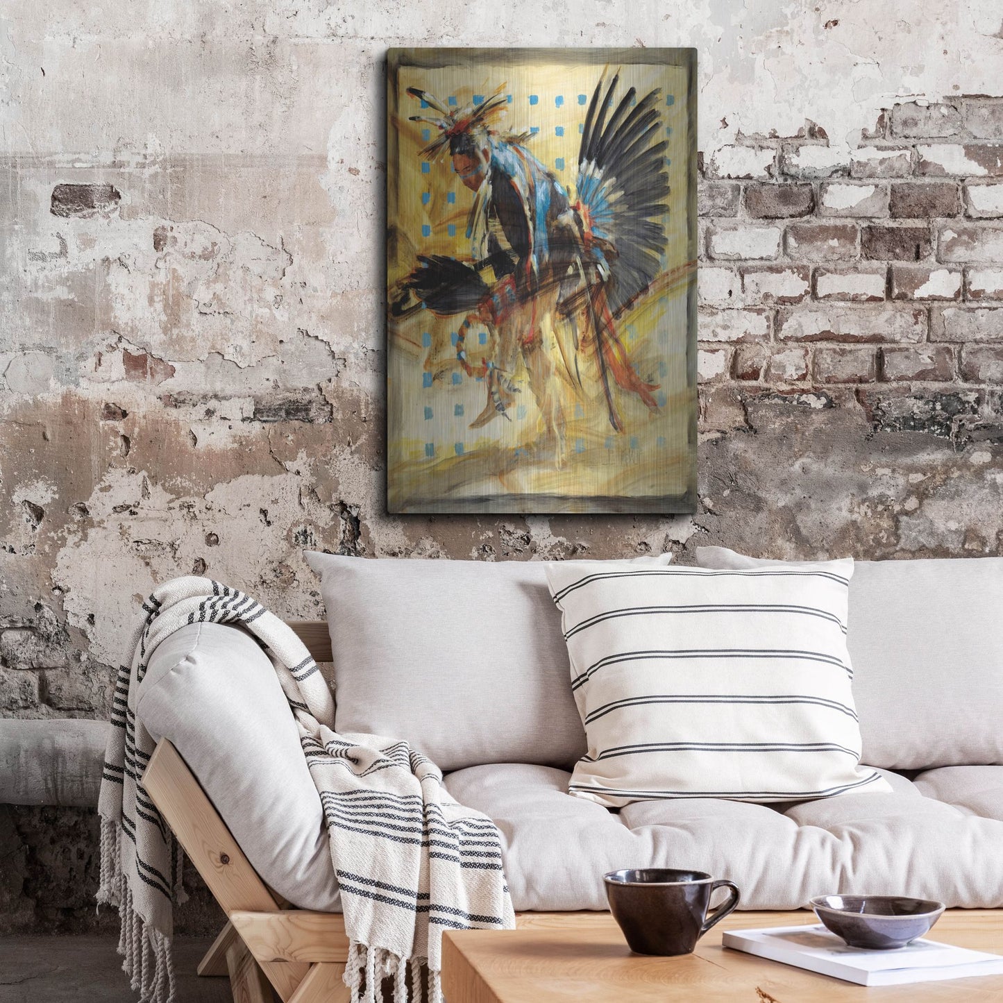 Luxe Metal Art 'Shift' by J. E. Knauf, Metal Wall Art,24x36