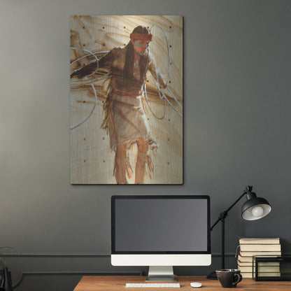 Luxe Metal Art 'In The Center' by J. E. Knauf, Metal Wall Art,24x36