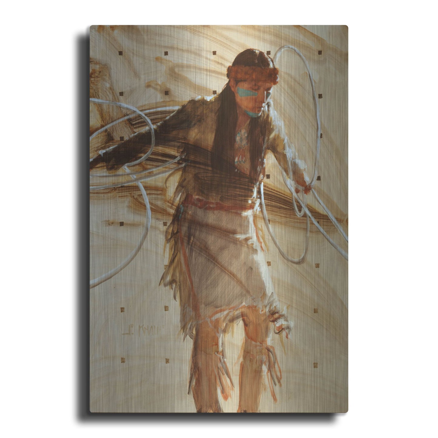 Luxe Metal Art 'In The Center' by J. E. Knauf, Metal Wall Art