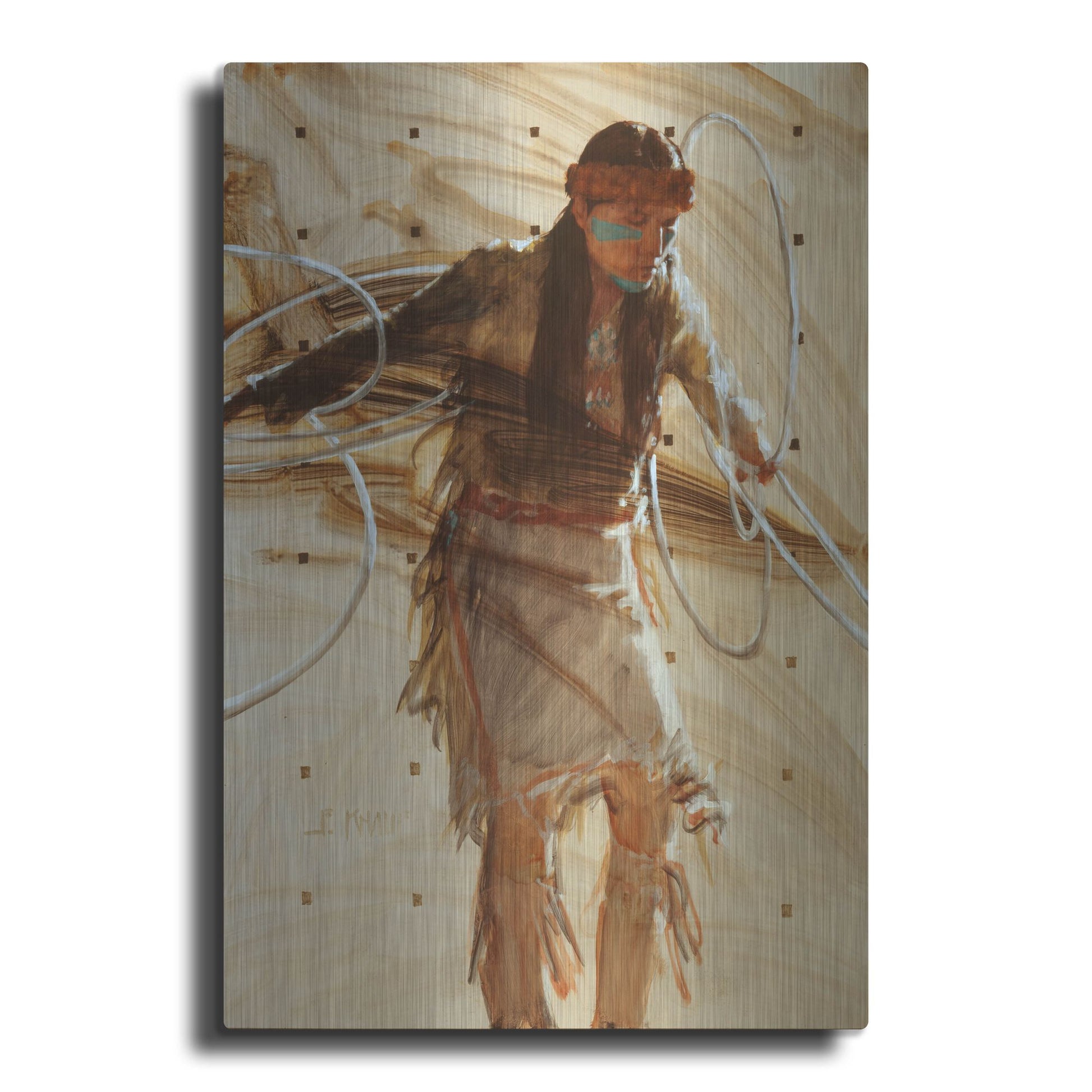 Luxe Metal Art 'In The Center' by J. E. Knauf, Metal Wall Art