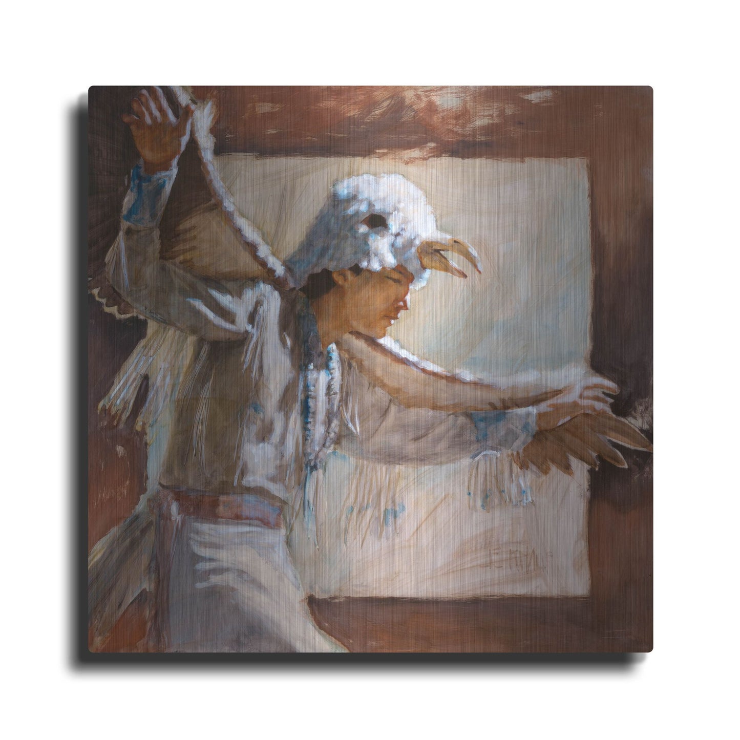 Luxe Metal Art 'Eagle Dance' by J. E. Knauf, Metal Wall Art