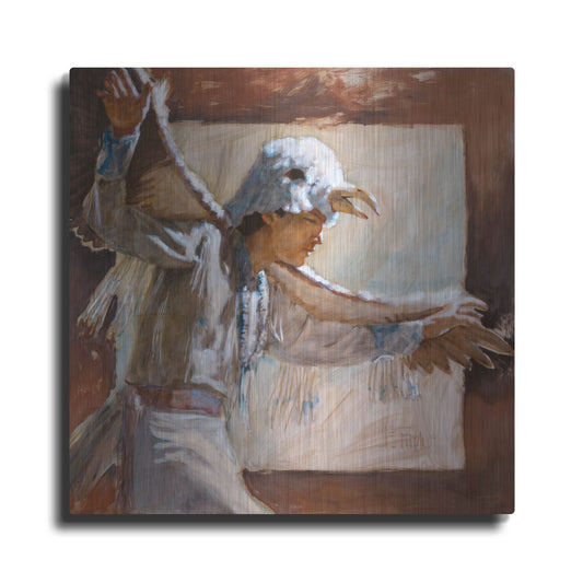 Luxe Metal Art 'Eagle Dance' by J. E. Knauf, Metal Wall Art