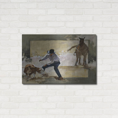 Luxe Metal Art 'Gotcha!' by J. E. Knauf, Metal Wall Art,36x24