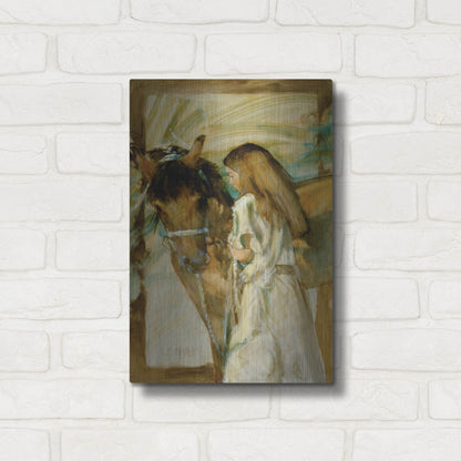 Luxe Metal Art 'Friends' by J. E. Knauf, Metal Wall Art,12x16
