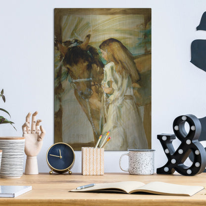 Luxe Metal Art 'Friends' by J. E. Knauf, Metal Wall Art,12x16