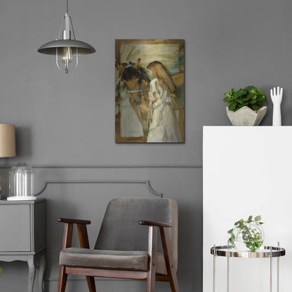 Luxe Metal Art 'Friends' by J. E. Knauf, Metal Wall Art,16x24