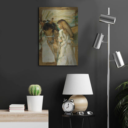 Luxe Metal Art 'Friends' by J. E. Knauf, Metal Wall Art,16x24