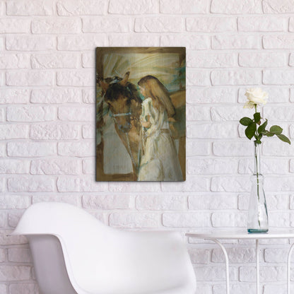 Luxe Metal Art 'Friends' by J. E. Knauf, Metal Wall Art,16x24