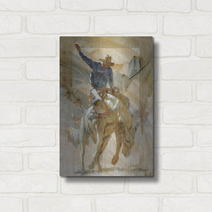 Luxe Metal Art 'Dancin'' by J. E. Knauf, Metal Wall Art,12x16