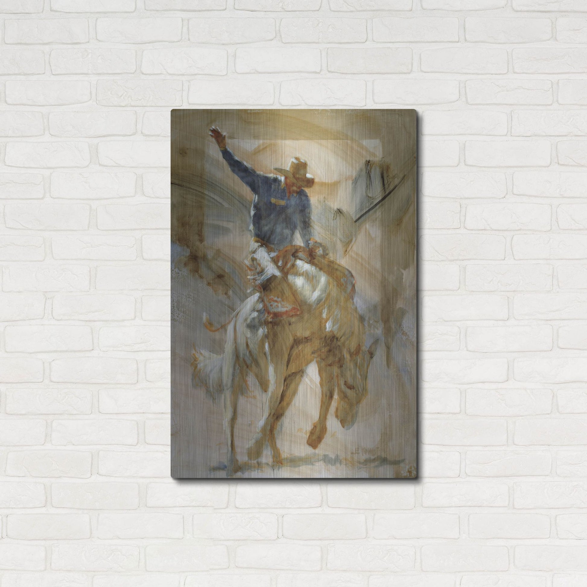 Luxe Metal Art 'Dancin'' by J. E. Knauf, Metal Wall Art,24x36