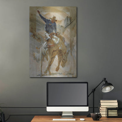 Luxe Metal Art 'Dancin'' by J. E. Knauf, Metal Wall Art,24x36