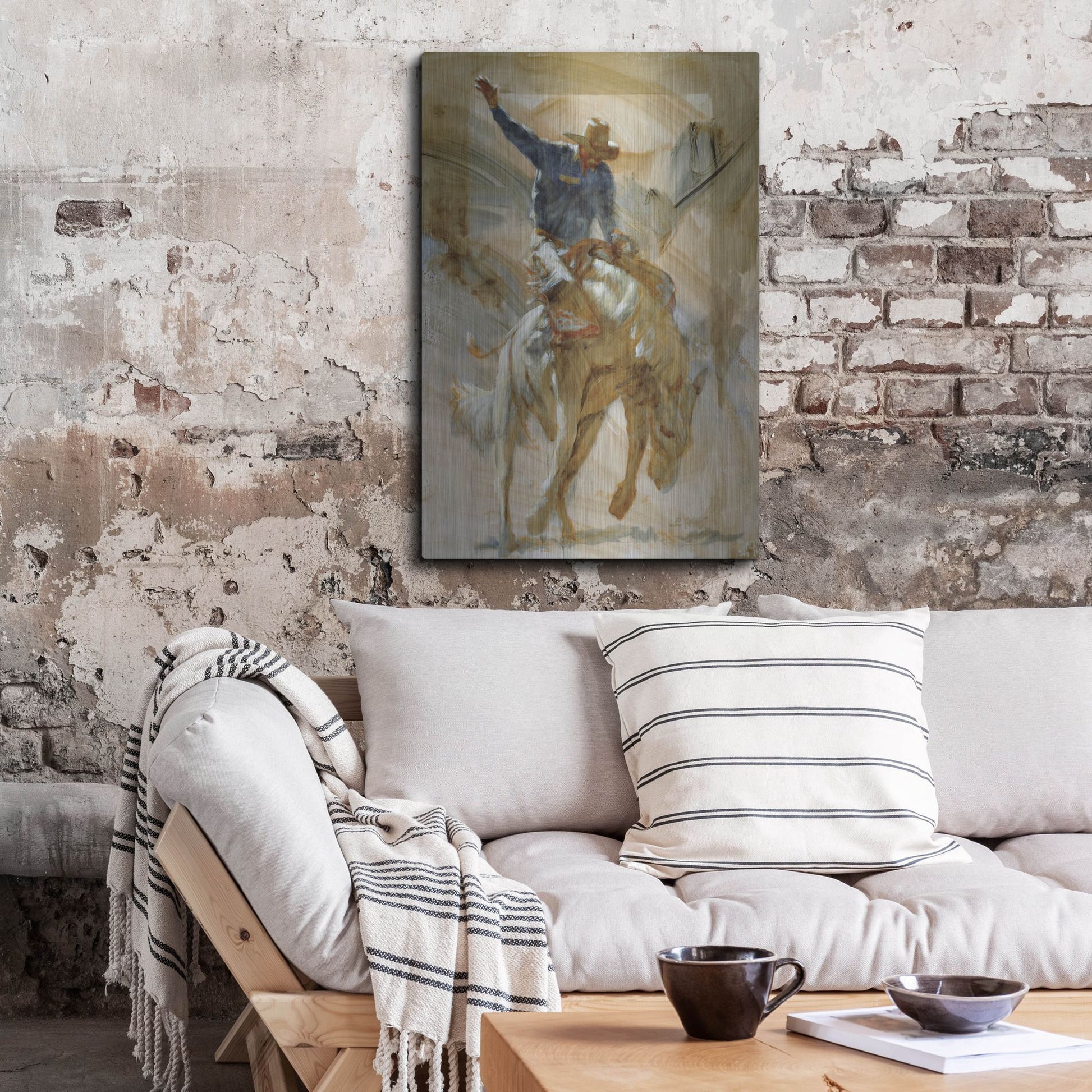 Luxe Metal Art 'Dancin'' by J. E. Knauf, Metal Wall Art,24x36