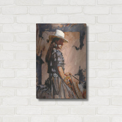 Luxe Metal Art 'At A Walk' by J. E. Knauf, Metal Wall Art,16x24