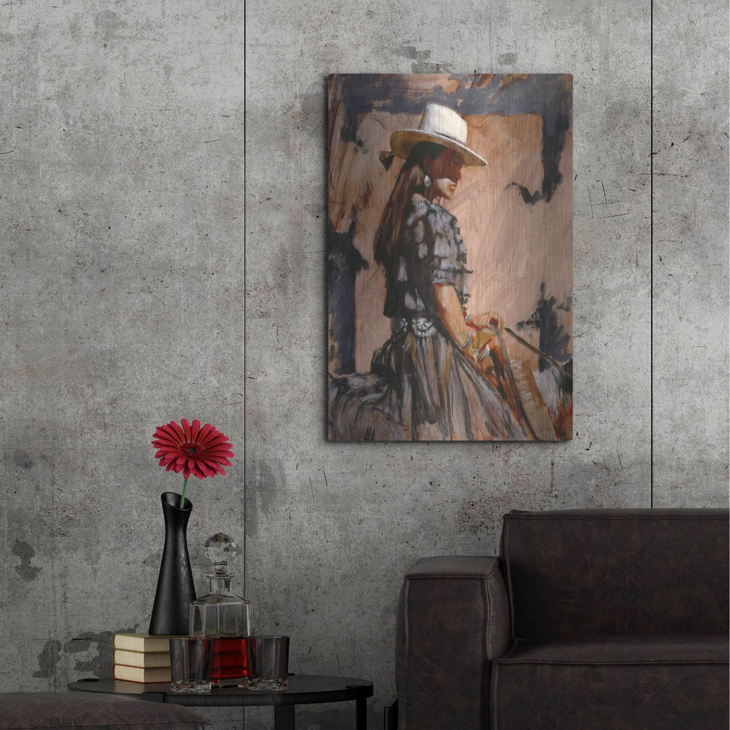 Luxe Metal Art 'At A Walk' by J. E. Knauf, Metal Wall Art,24x36