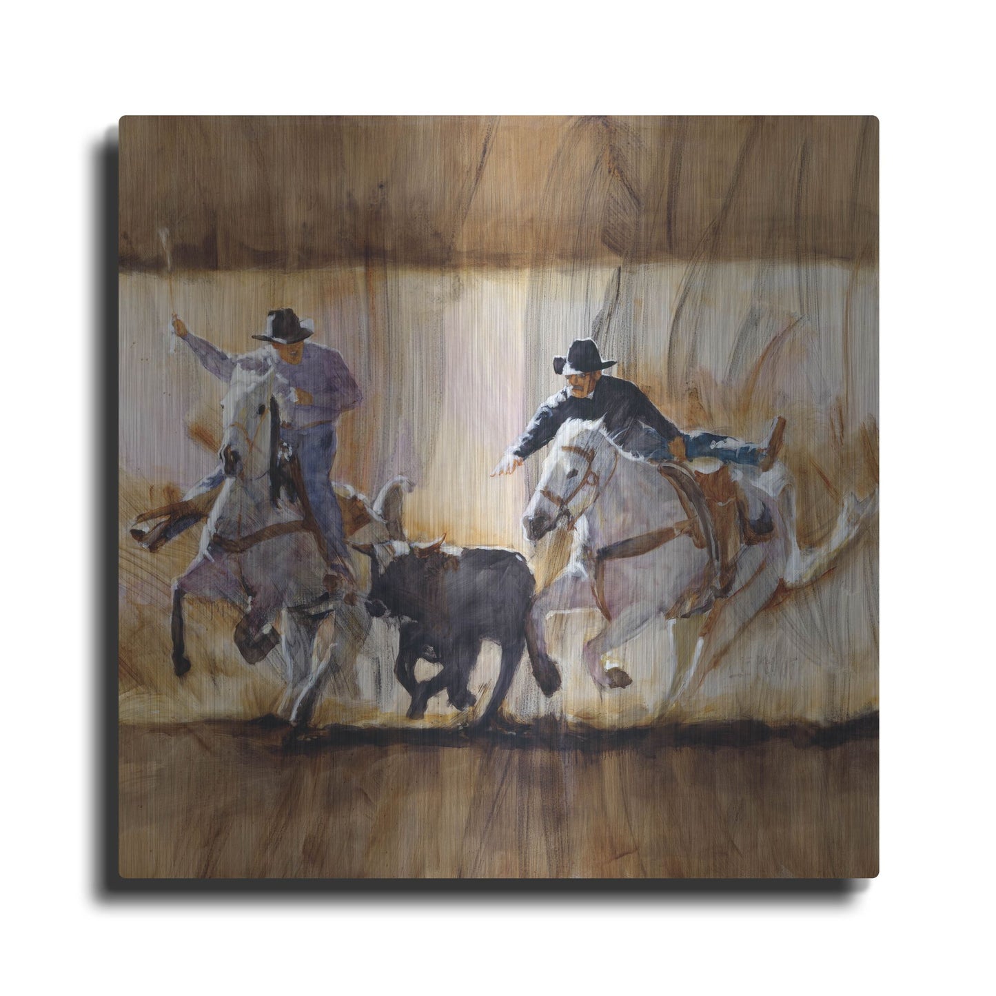 Luxe Metal Art 'Team Work' by J. E. Knauf, Metal Wall Art