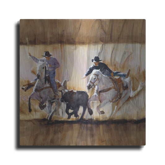 Luxe Metal Art 'Team Work' by J. E. Knauf, Metal Wall Art