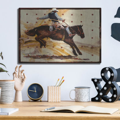 Luxe Metal Art 'Jumpin Jack' by J. E. Knauf, Metal Wall Art,16x12