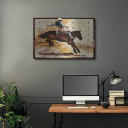 Luxe Metal Art 'Jumpin Jack' by J. E. Knauf, Metal Wall Art,36x24