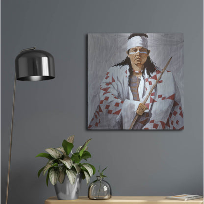 Luxe Metal Art 'Allie 2' by J. E. Knauf, Metal Wall Art,24x24