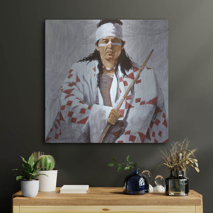 Luxe Metal Art 'Allie 2' by J. E. Knauf, Metal Wall Art,24x24