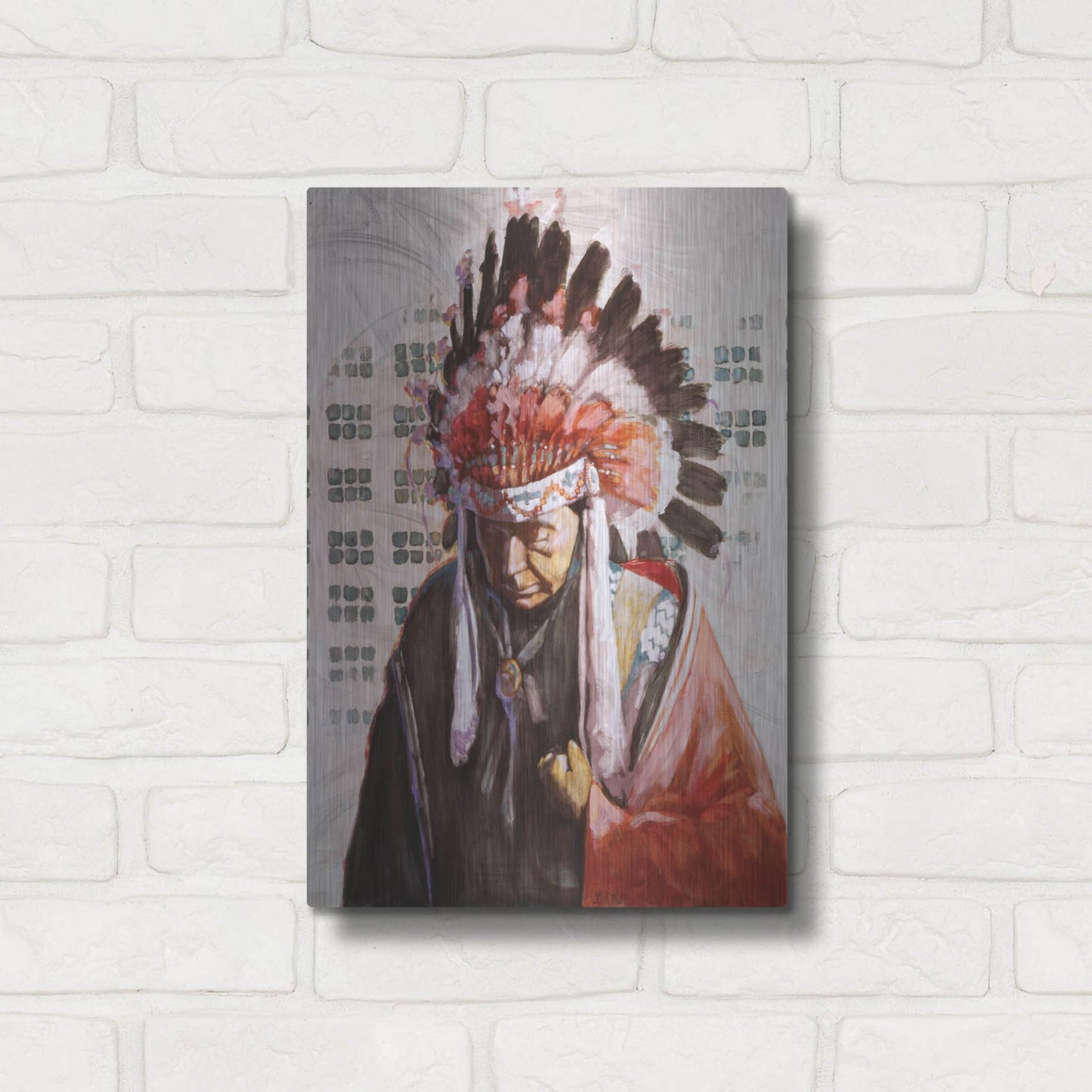 Luxe Metal Art 'Tone-Kei 3' by J. E. Knauf, Metal Wall Art,12x16