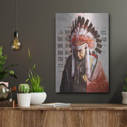Luxe Metal Art 'Tone-Kei 3' by J. E. Knauf, Metal Wall Art,12x16