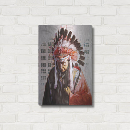 Luxe Metal Art 'Tone-Kei 3' by J. E. Knauf, Metal Wall Art,16x24