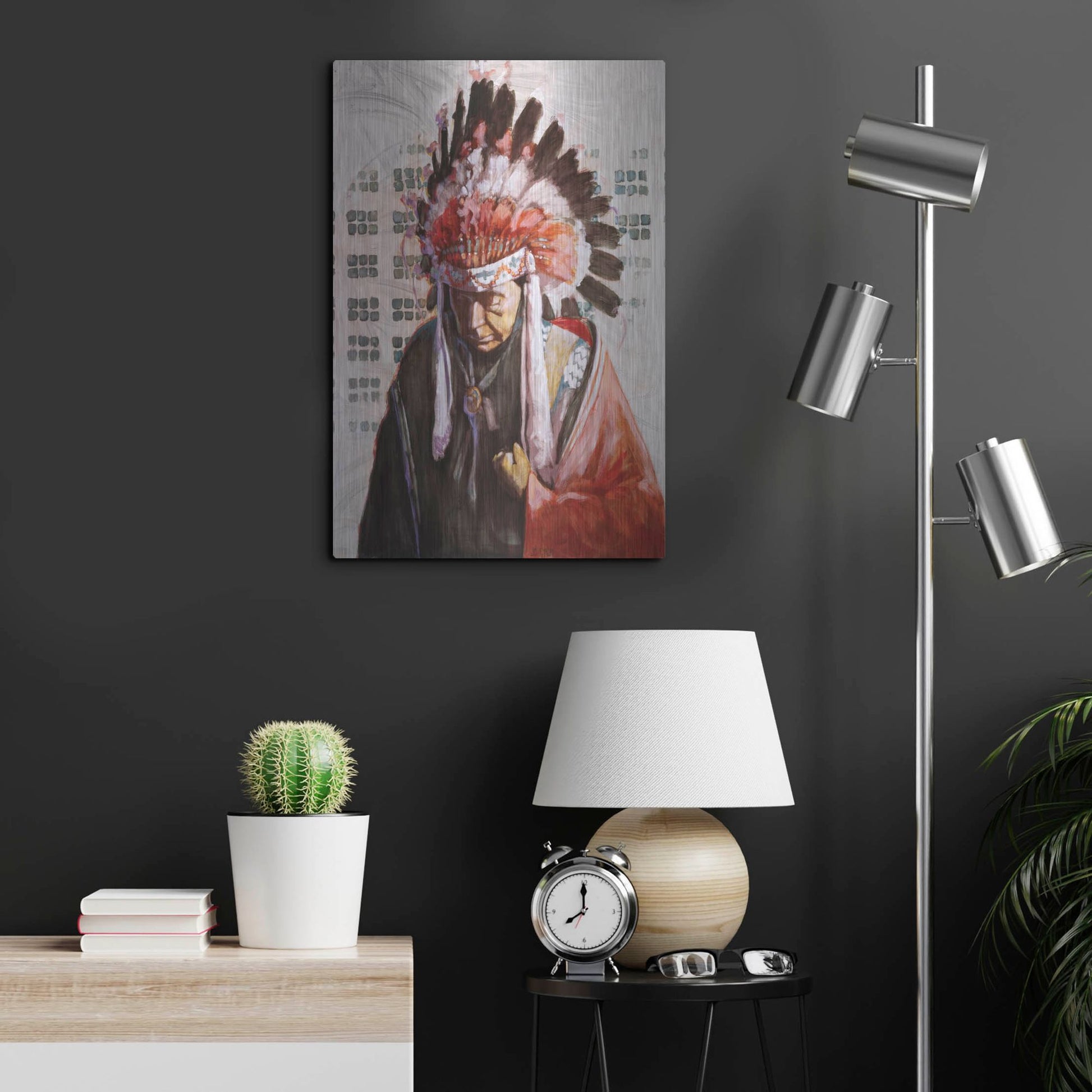 Luxe Metal Art 'Tone-Kei 3' by J. E. Knauf, Metal Wall Art,16x24