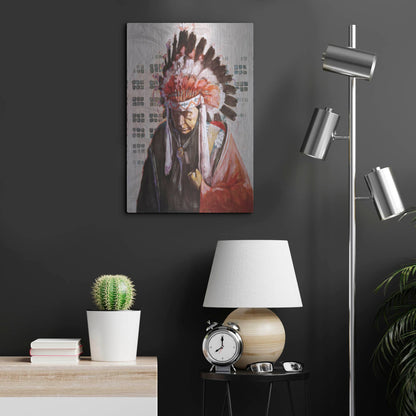 Luxe Metal Art 'Tone-Kei 3' by J. E. Knauf, Metal Wall Art,16x24