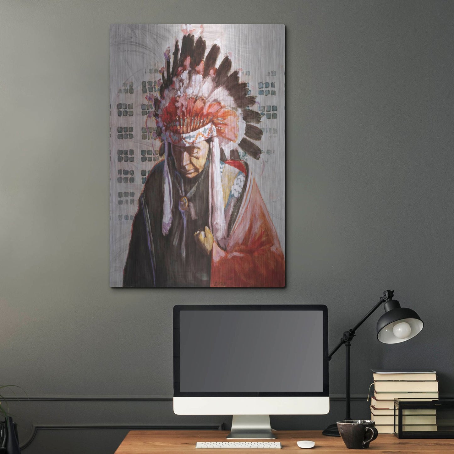 Luxe Metal Art 'Tone-Kei 3' by J. E. Knauf, Metal Wall Art,24x36